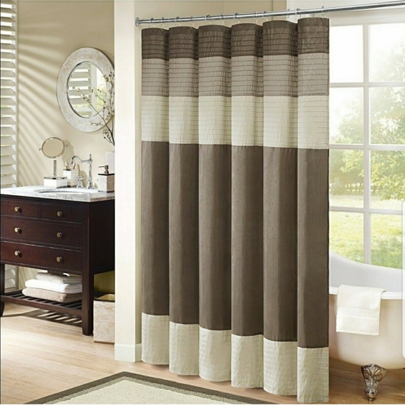 🆕️ Madison Park Amherst Shower Curtain - Picture 1 of 4